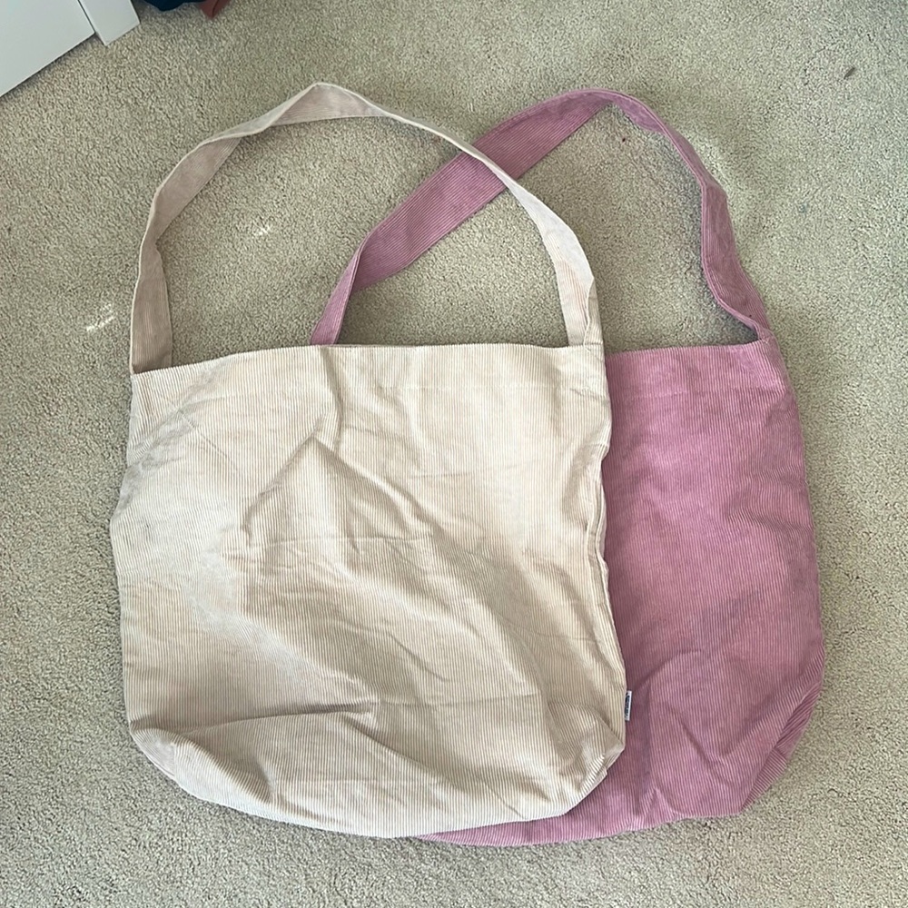 Two Cute Large Tote Bags